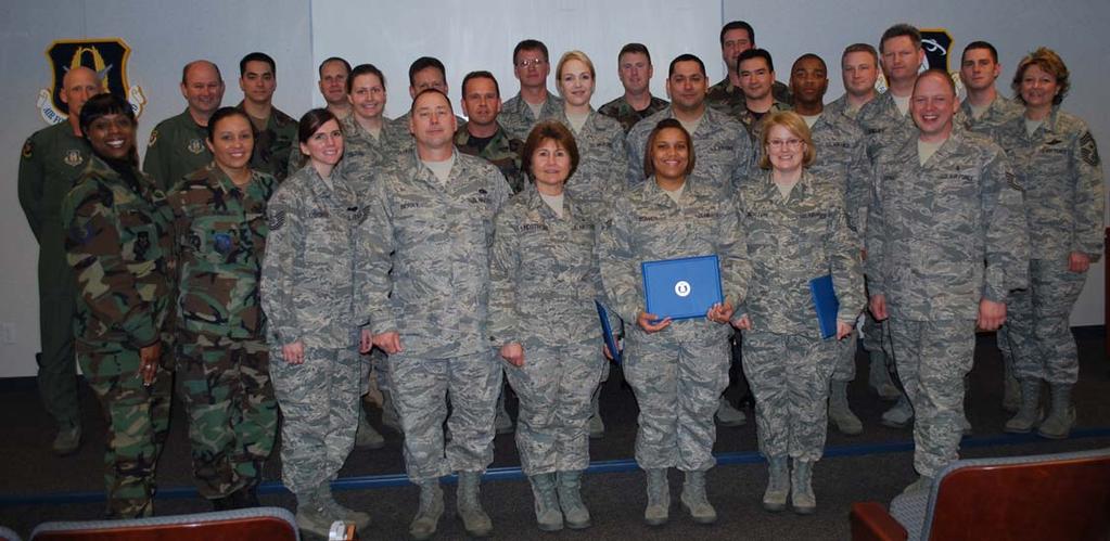 NEWS Pictured are the Feb. 13, 2009 graduates of the AFRC NCO Leadership Development Course. The next class is scheduled for June 1-12, 2009 with a limit of 25 students.