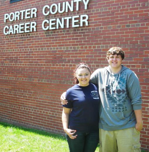 Kouts CTE Students Show Off Artisitic Talents over the Summer Career Center students, Ethan