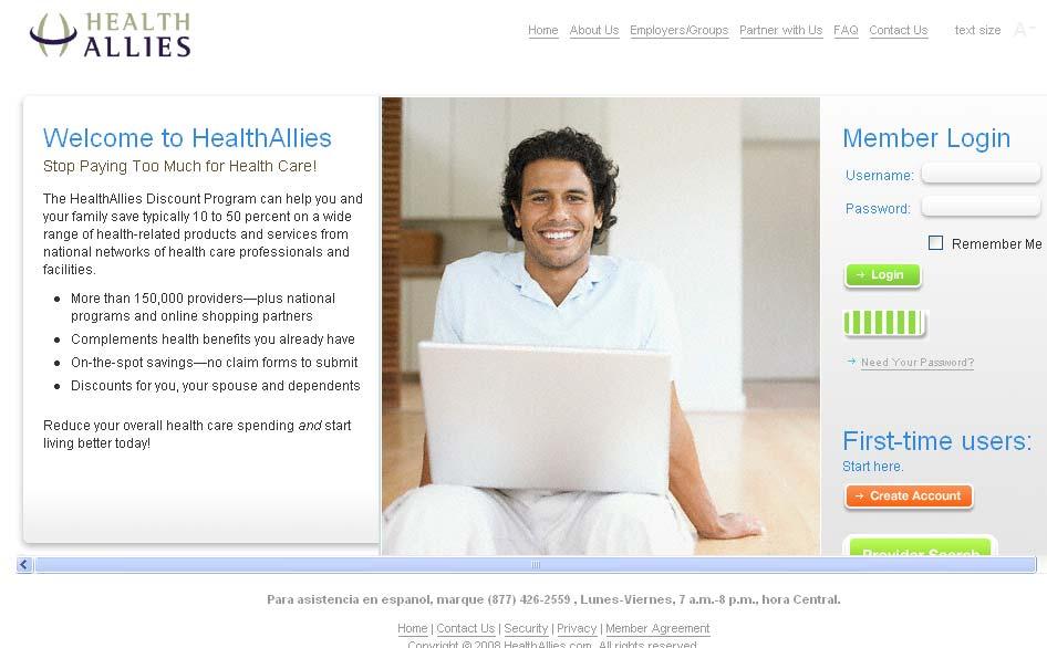 UnitedHealth Allies Discount Program Offers: Discounts on health and wellness related products and services Discounts range between