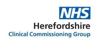 Following feedback from providers, this guidance has been developed to clarify understanding of the Herefordshire Clinical Commissioning Group (HCCG) Treatment Policy; specifically the use of the new