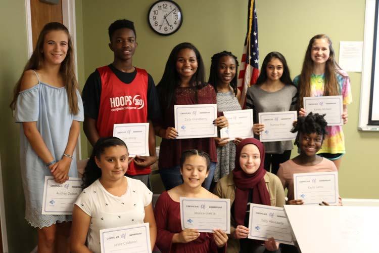 Youth Advisory Board 2016-17 group had 14 youth from 10 high schools 2017-18 group