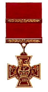 The first award to a Canadian was in February 1857, to Lt. Alexander DUNN (Charge of the Light Brigade).