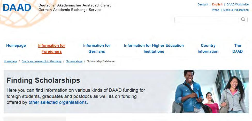 German Academic Exchange Service (DAAD) P.R.I.M.E. Postdoctoral Researchers International Mobility Experience DAAD https://www.daad.