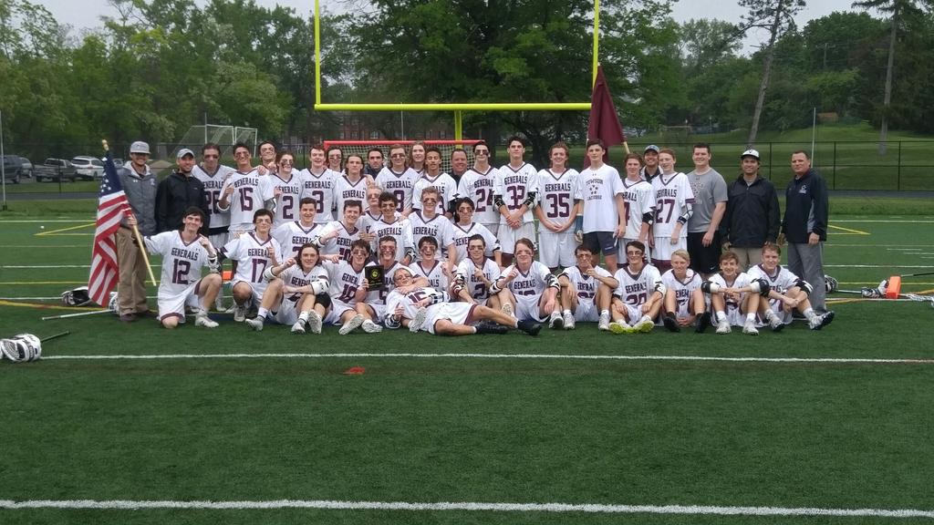 MAY 25, 2018 PAGE Congratulations to our Varsity Boys Lacrosse