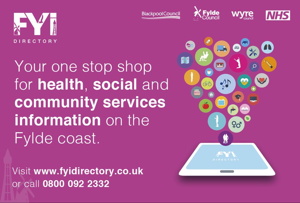 Directory of Services Now launched across the Fylde coa