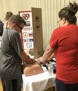 Hands-Only CPR is without mouth-to-mouth breaths and can be used on teens and adults who suddenly collapse in an outof-hospital setting (such as at home, at work or in a park).