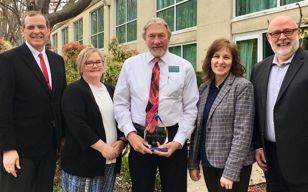 AWARD OF EXCELLENCE: FEDERALLY QUALIFIED HEALTH CENTER Valley View Health Center, Chehalis, Washington Establishing a Quality-Focused Dashboard for the Dental Department at Valley View Health Center