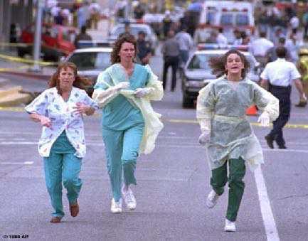 Nearby Hospital Received 153 Victims Nurses run