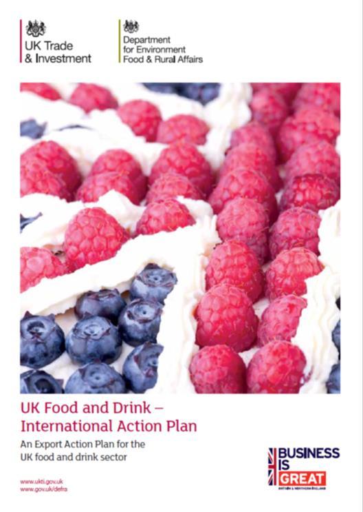 UK Food and Drink International Export Plan Delivery over the past year Tim
