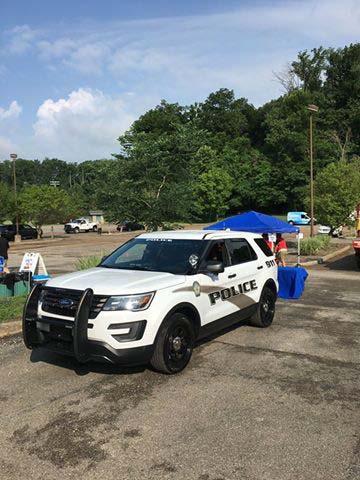 Officer Alec Leggio was in attendance with the Ellettsville Police Department's Ford
