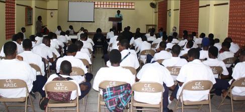 Rotary Club of Saint Lucia sponsors work shop for George Charles Secondary School Students held at Entrepot Human