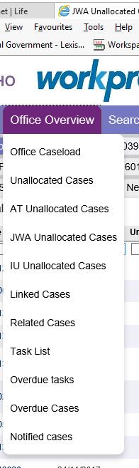 No longer joint working new case instead of re-opening the old one. This number will therefore need to be updated on resubmitted cases.