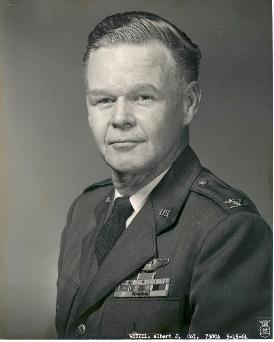 Called to active duty in December 1940, Colonel Wetzel completed pilot training and subsequently served as a project officer and test pilot in the Special Weapons Branch of Materiel Command at Wright