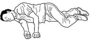 The recovery position is simple to do, very effective and can and has saved lives.