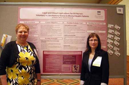 Student Poster Presentation Congratulations to Elizabeth Hiebert and Shannon Raitt for their poster presentation at the The Art, Science and Diversity of Psychiatric Nursing Conference in Tucson,