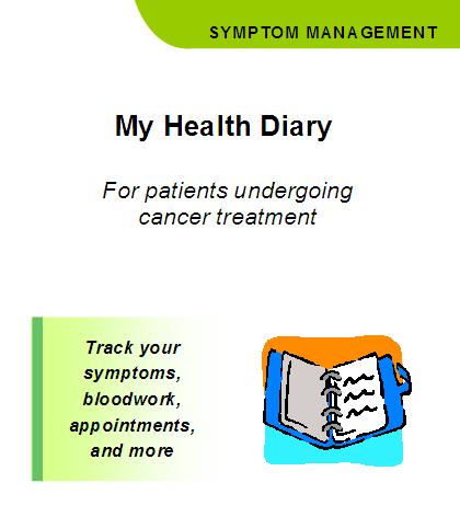 Diary Any cancer-related symptoms Other