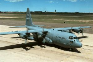 The C 130 Hercules is usually the workhorse for intratheater airlift operations.