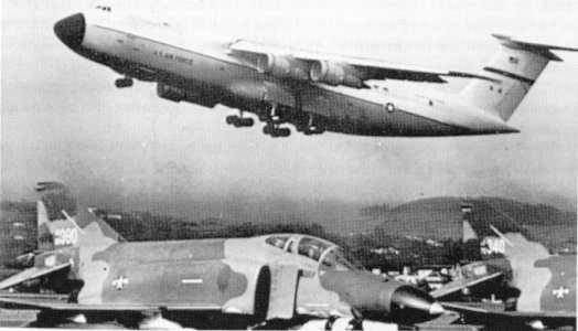 1973 Arab-Israeli War (Yom Kippur War) Military Airlift Command s C 5A was the only aircraft capable of carrying outsized cargo.