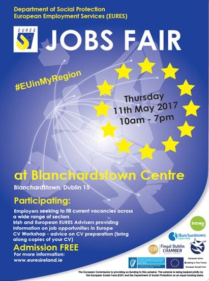 European Jobs Days in Ireland 6,000 + people attended Blanchardstown 3,000 + people attended Midlands 3,500 + people