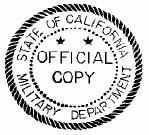 State of California Military Department Cadet Regulation 1-12 Joint Force Headquarters Headquarters, California Cadet Corps Sacramento, California Effective 17 November 2018 CALIFORNIA CADET CORPS