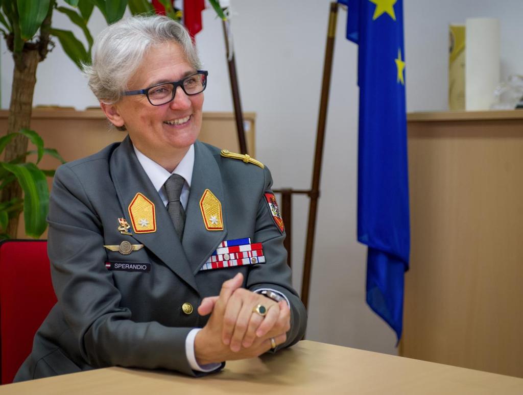 Interview with Brigadier Sylvia Carolina Sperandio, Head of the Military Health Department in Austria to be published online at: www.military-medicine.