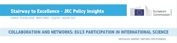 Events" & #2 on "EU13 Participation in International Science"