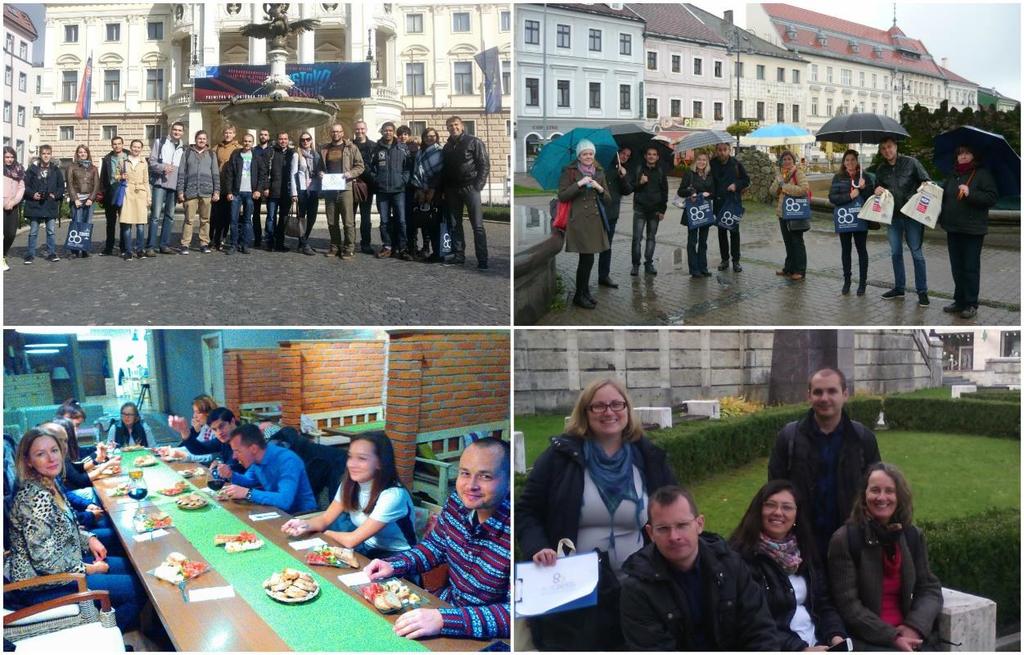EURAXESS UniverCITY TOUR neformálne stretnutia zahraničných výskumníkov na Slovensku v 5 mestách spoznanie miestnej kultúry a histórie + networking