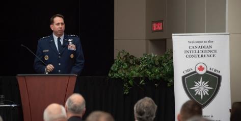 Key note speaker of CANIC 2018, LGen John Shanahan (USAF), Director for Defense Intelligence Warfighter