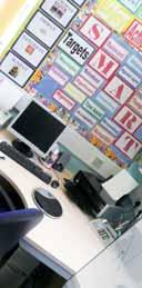 The classroom is part of the unit, staffed by qualified teachers and teaching assistants who provide as full an educational experience as the young person is ready to receive, based on the National