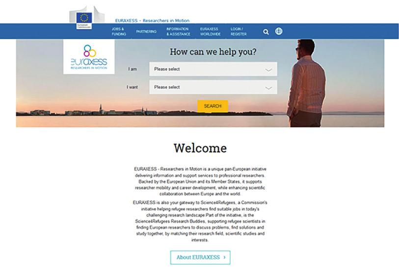 NÁRODNÝ PORTÁL EURAXESS EURAXESS Slovensko v roku 2016 pokračoval v prevádzkovaní dôležitého komunikačného nástroja národného mobilitného portálu EURAXESS (www.euraxess.