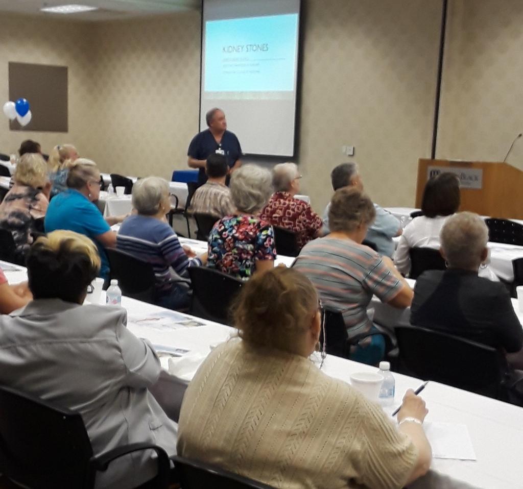 Mary Black News Stone Cold Facts About Kidney Stones Dr. Barry Bodie, MBPG Urology shares information about the causes and treatment for kidney stones during a recent lunch and learn.