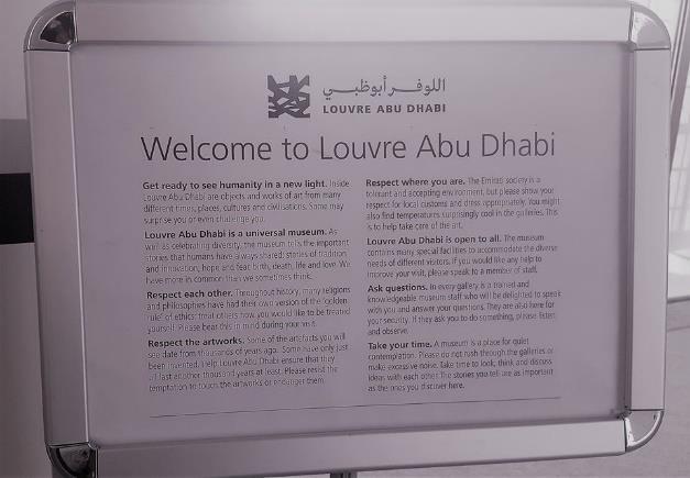 guests to the newly opened The Louvre in Saadiyat