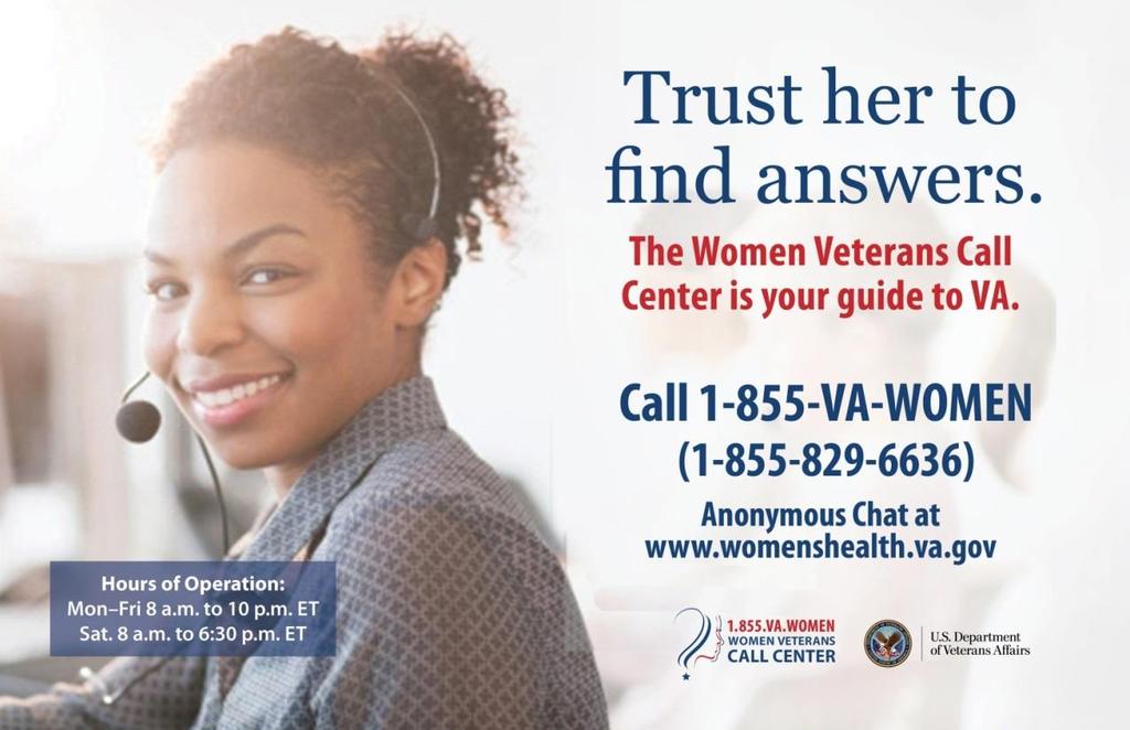 As of August 31, 2018, the WVCC received 79,692 calls and made 1,213,639 calls with 632,000 of these calls being successful (spoke with Veteran or
