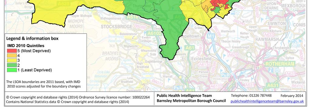 Between 2011 and 2012 the population of Barnsley increased by 0.8%. Population projections estimate that the population will be 242,000 by 2017 which is an increase of 3.6% from the mid 2012 estimate.