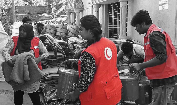 Emergency Appeal by the IFRC for Population Movement in Bangladesh A tremendous donation of MVR 7 million was donated by the people of Maldives to the Emergency Appeal towards helping affected person