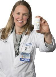 U P S TAT E U N I V E R S I T Y H O S P I TA L N E W S DO YOUR PATIENTS NEED THE PILL THAT PREVENTS THE SPREAD OF HIV? Elizabeth Reddy, MD, with a bottle of Truvada.
