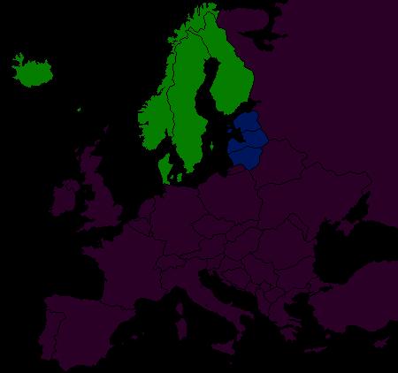 Study conducted in the Nordic and Baltic