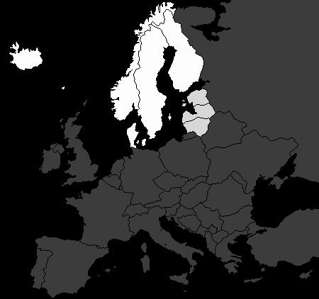 Latvia Lithuania Iceland was not part of the
