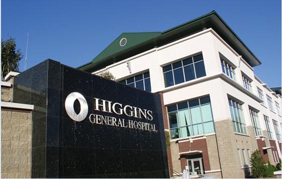Community Profile Higgins General Hospital Located in Bremen, Georgia, Higgins General Hospital is a 25-bed critical access hospital, providing its community with a variety of comprehensive inpatient