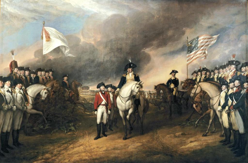 from arriving. -The combined American and French forces trapped Cornwallis and his army at Yorktown. Outnumbered and under siege, Cornwallis had no choice but to surrender.