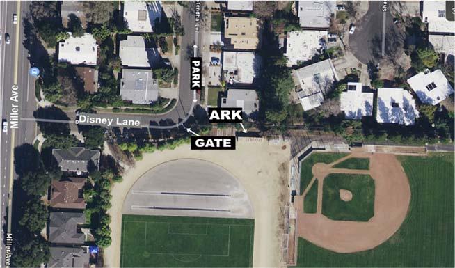 Zone 6 Hyde Middle School ARK CURRENT Closest Address: next to 850 Stendhal Lane Location: School yard, behind baseball field Cross