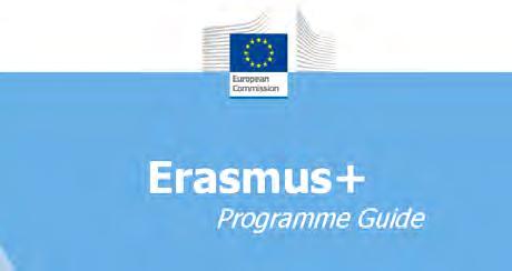 Erasmus+ Call for Proposals 2015 and Programme Guide The Erasmus+ Programme Guide is an integral part of the 2015 Erasmus+ Call for Proposals.