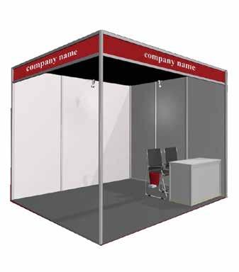 Space with Stall (Standard Sizes) 3m 3m 9sqm 2650 USD 3m 6m 18sqm 5300 USD 6m 36sqm 10,000 USD 6m Added Benefits for Exhibitors Official entry in the Exhibitors Directory Pre-Assigned meeting with