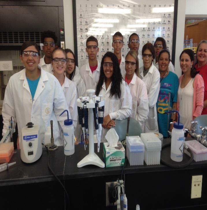 Swett High School visited the Chemistry