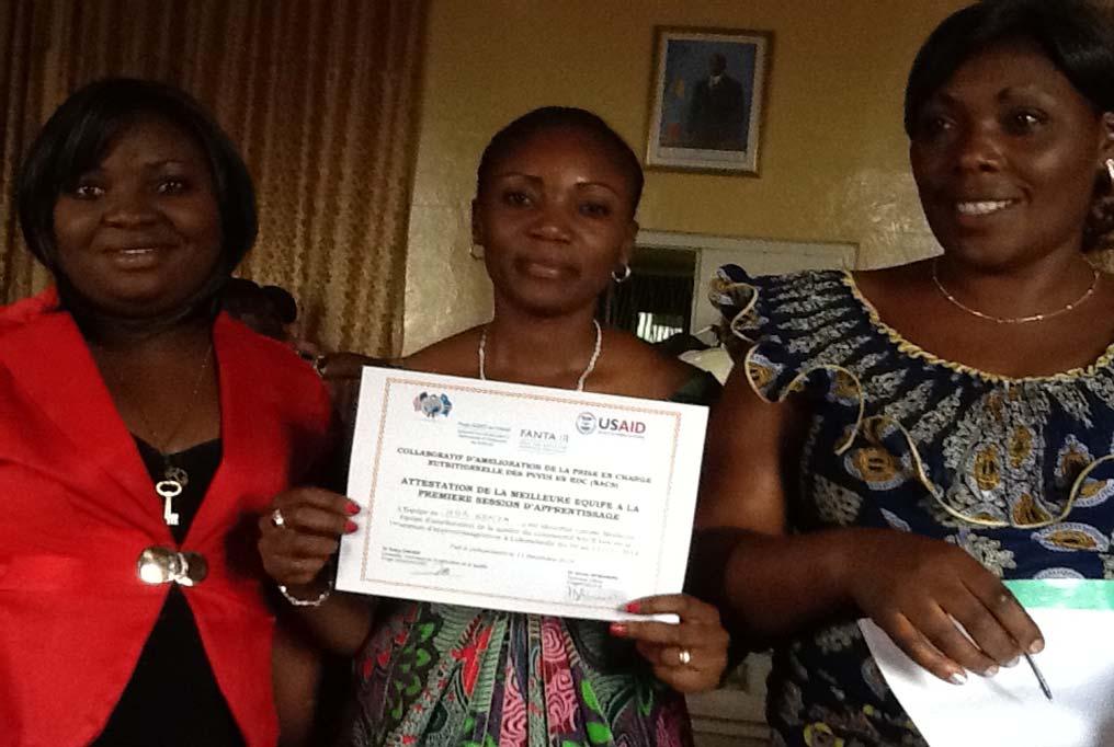 ASSIST organized the first learning session in Kinshasa and Lubumbashi (Dec 2014).