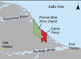 During testing at EAD, the Army fired various munitions, using three impact areas the Wet and Dry Impact Areas, and the Lake Erie Impact Area.