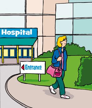 What happens when I leave hospital? Once you leave the hospital, you can carry on as normal.