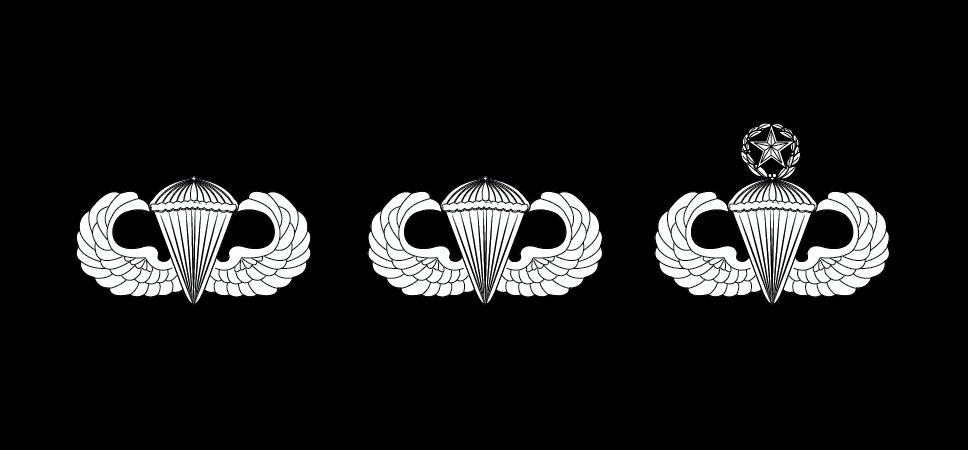 Figure 20 42. Parachutist badges Figure 20 43.