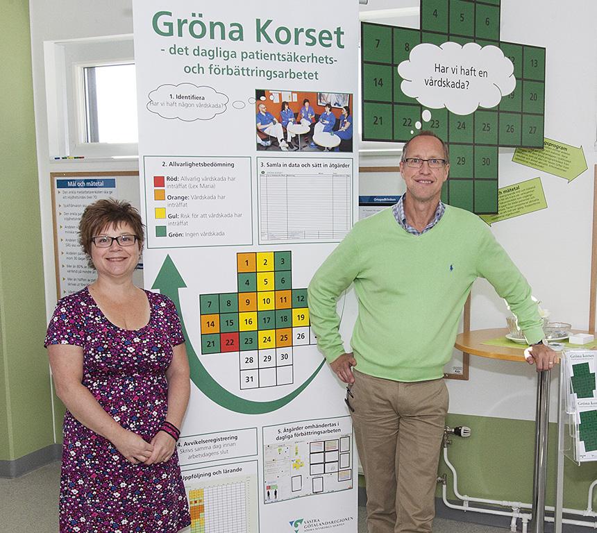 Green Cross a unique method for reducing medical injuries From having begun as an improvement idea at the Surgery Department in 2011, the Green Cross model has become an established method at SÄH.