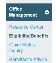 Realtime Eligibility and Benefits Search: Federal Employees Program (FEP) members eligibility and